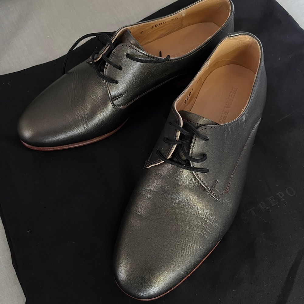 New in box Dieppa Restrepo oxfords in Gunmetal